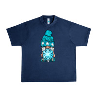 Navy winter gnome with snowflake Urban Heavy Tee - BundleAndBundleShop