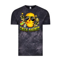 Cloud Black chick magnet Vintage Tee - FaDigitalArtStudio