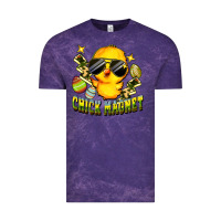 Cloud Purple chick magnet Vintage Tee - FaDigitalArtStudio