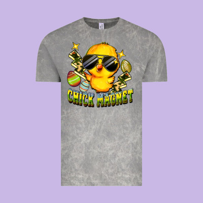 Chick Magnet Vintage Tee Designed By Fadigitalartstudio