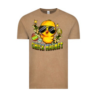 Vintage Coffee chick magnet Vintage Tee - FaDigitalArtStudio