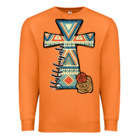 Carrot halleluljah aztec cross Premium Sweatshirt - JahusDesignShop