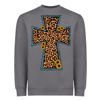 Storm leopard sunflower cross Heavyweight Sweatshirt - JahusDesignShop