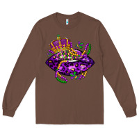 Chestnut mardi gras lips Long Sleeve Tee - LillyAllenDesigns