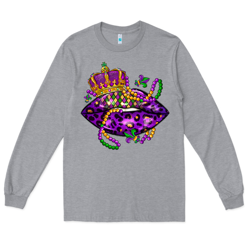 Mardi Gras Lips Long Sleeve Tee by LillyAllenDesigns | Teevron