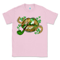 Bubblegum Pink St. Patrick's Day lips Classic Tee - CowGirlArtShop