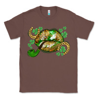 Chestnut St. Patrick's Day lips Classic Tee - CowGirlArtShop