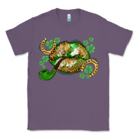 Lavender St. Patrick's Day lips Classic Tee - CowGirlArtShop