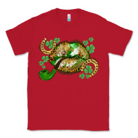 Red St. Patrick's Day lips Classic Tee - CowGirlArtShop