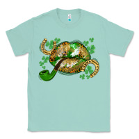 Seafoam St. Patrick's Day lips Classic Tee - CowGirlArtShop