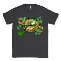 Smoke St. Patrick's Day lips Classic Tee - CowGirlArtShop