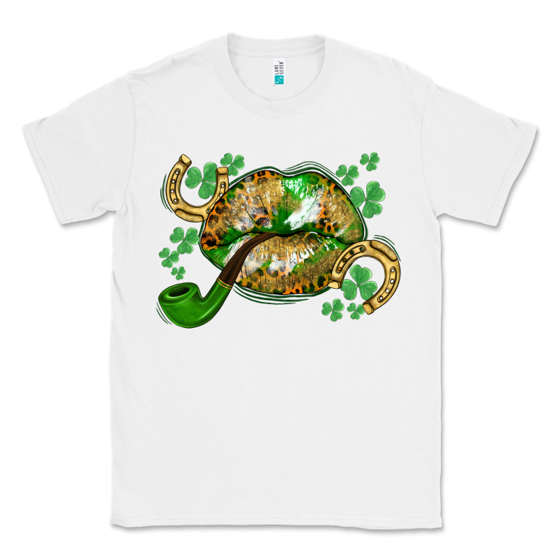 St. Patrick's Day Lips Classic Tee by CowGirlArtShop | Teevron