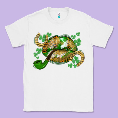 St. Patrick's Day Lips Classic Tee Designed By Cowgirlartshop