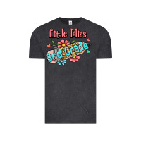 Vintage Black little miss third grade Vintage Tee - RanaPortraitStore