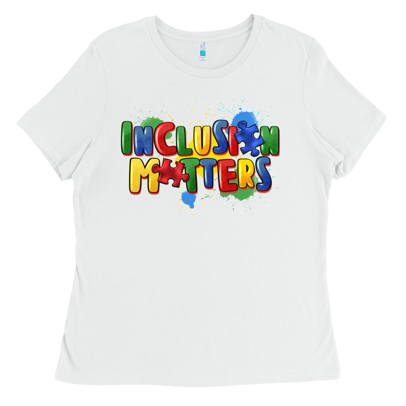 Inclusion Matters Ladies Tee by FaDigitalArtStudio | Teevron