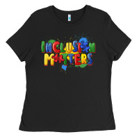 Black Inclusion matters Ladies Tee - FaDigitalArtStudio