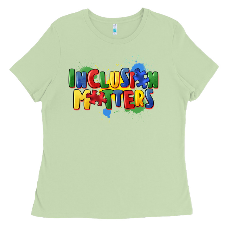 Inclusion Matters Ladies Tee by FaDigitalArtStudio | Teevron
