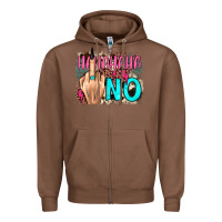 Chestnut hahahaha no leopard cowhide Zipper Hoodie - JahusDesignShop