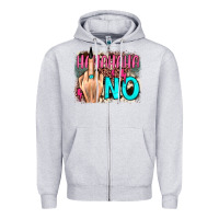 Heather Grey hahahaha no leopard cowhide Zipper Hoodie - JahusDesignShop