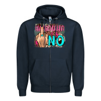 Navy hahahaha no leopard cowhide Zipper Hoodie - JahusDesignShop