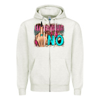 Oatmeal Heather hahahaha no leopard cowhide Zipper Hoodie - JahusDesignShop