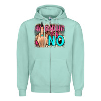 Seafoam hahahaha no leopard cowhide Zipper Hoodie - JahusDesignShop
