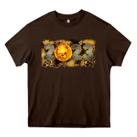 Chocolate Brown 2023 new year Heavy Core Tee - CowGirlArtShop