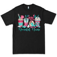 Black nicu neonatal nurse coffee cups Premium Tee - OliviaCreatesArt