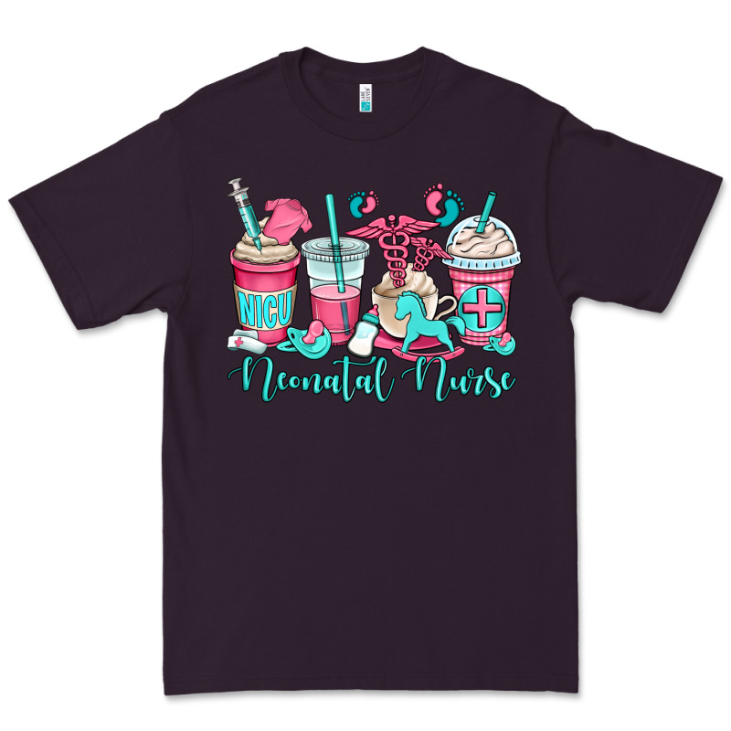 Nicu Neonatal Nurse Coffee Cups Premium Tee by OliviaCreatesArt | Teevron