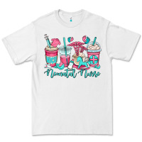 White nicu neonatal nurse coffee cups Premium Tee - OliviaCreatesArt