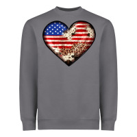 Storm western usa flag heart Heavyweight Sweatshirt - JahusDesignShop