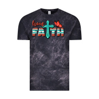 Cloud Black Have Faith Vintage Tee - BundleAndBundleShop
