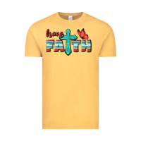 Vintage Mustard Have Faith Vintage Tee - BundleAndBundleShop