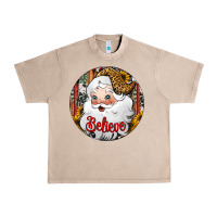 French Oak believe Santa Claus Christmas Urban Heavy Tee - Jasminsmagicworld