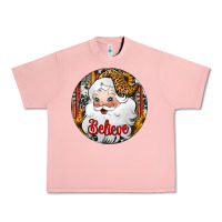 Salmon believe Santa Claus Christmas Urban Heavy Tee - Jasminsmagicworld