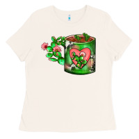 Bone Cactus Coffee cup Ladies Tee - FaDigitalArtStudio
