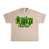 French Oak one lucky mama st patricks Urban Heavy Tee - FaDigitalArtStudio