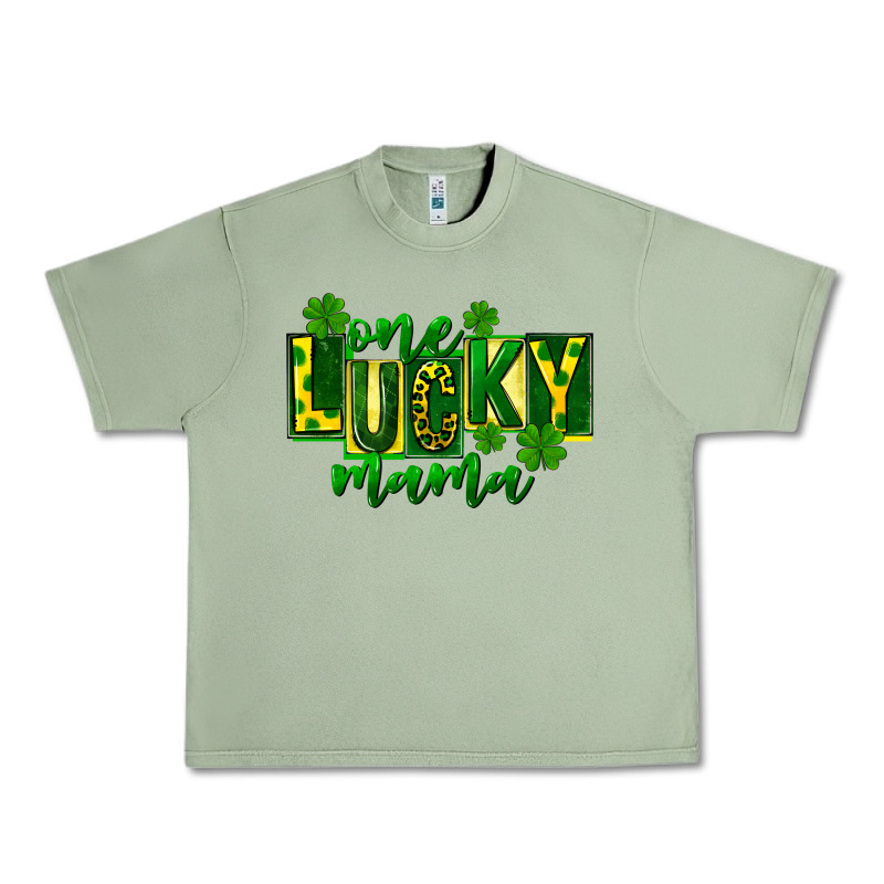 One Lucky Mama St Patricks Urban Heavy Tee by FaDigitalArtStudio | Teevron