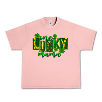 Salmon one lucky mama st patricks Urban Heavy Tee - FaDigitalArtStudio