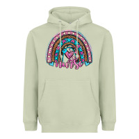 Matcha leopard cowhide nurse rainbow Heavyweight Hoodie - JahusDesignShop