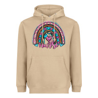 Mushroom leopard cowhide nurse rainbow Heavyweight Hoodie - JahusDesignShop
