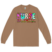 Toasted Coconut Nurse Coffee Scrubs Rubber Gloves Long Sleeve Tee - CowhideDigitalArt