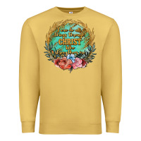 Antique Gold i can do all things through christ who strenghtens me Premium Sweatshirt - JahusDesignShop