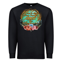 Black i can do all things through christ who strenghtens me Premium Sweatshirt - JahusDesignShop