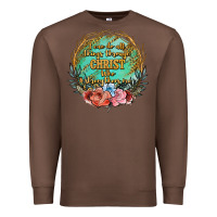 Chestnut i can do all things through christ who strenghtens me Premium Sweatshirt - JahusDesignShop