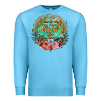 Ocean Blue i can do all things through christ who strenghtens me Premium Sweatshirt - JahusDesignShop