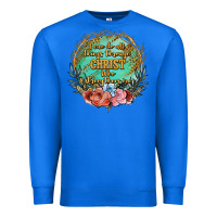 True Royal i can do all things through christ who strenghtens me Premium Sweatshirt - JahusDesignShop