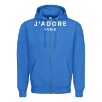 True Royal j adore paris Zipper Hoodie - baoMotion