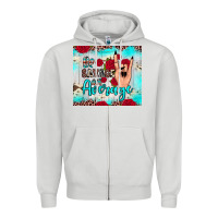 Dove Grey be savage not average Zipper Hoodie - JahusDesignShop