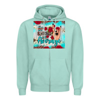 Seafoam be savage not average Zipper Hoodie - JahusDesignShop